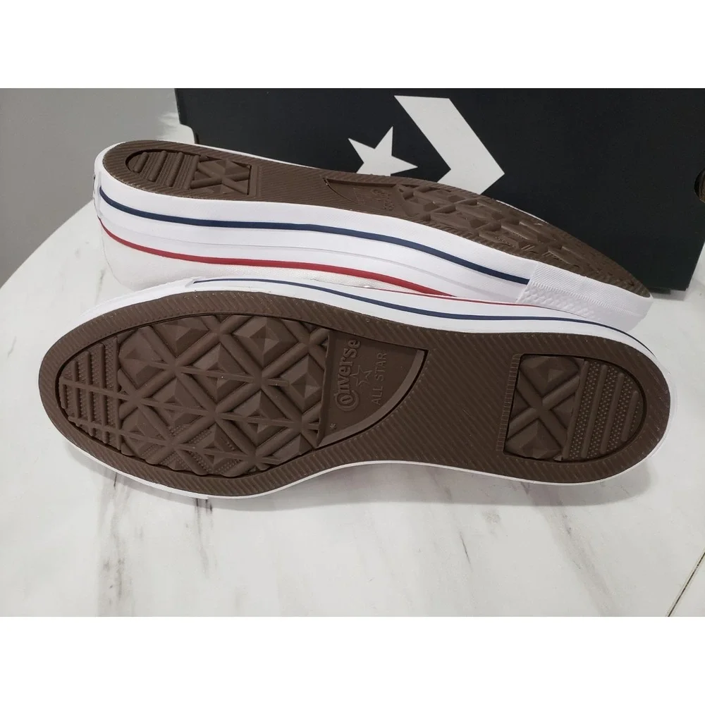 NEW Converse All Star Chuck Taylor White Sneakers MENS SIZE 8  / WOMENS SIZE 10 - Picture 4 of 5